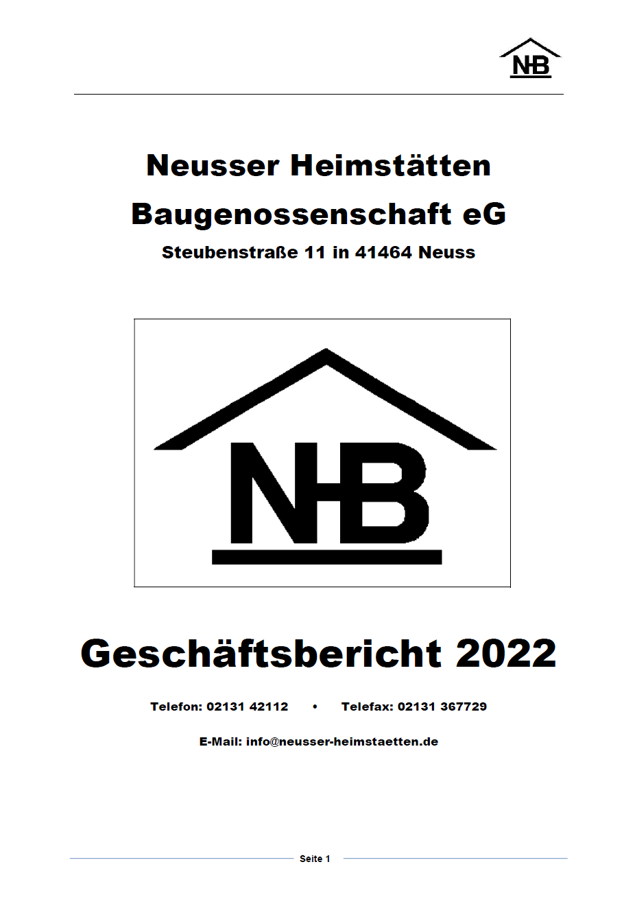 NHB Geschäftsbericht 2022