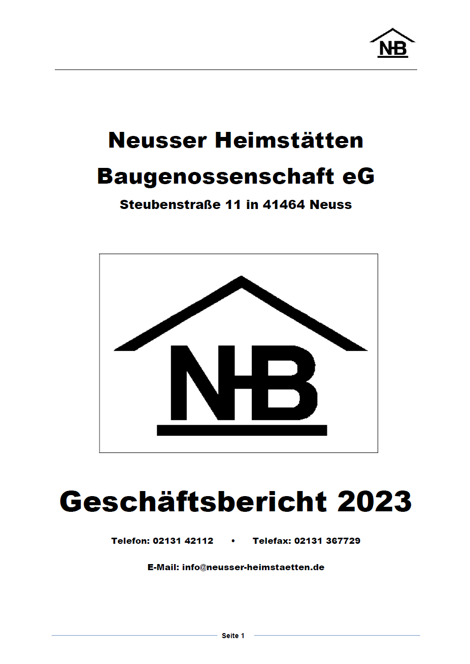 NHB Geschäftsbericht 2023
